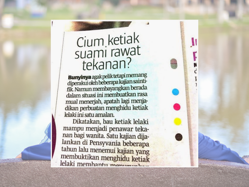 Bau Ketiak Suami Boleh Buat Muka Tambah Cantik - Pesona 